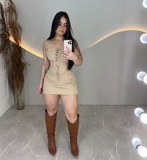 Vestido trançado