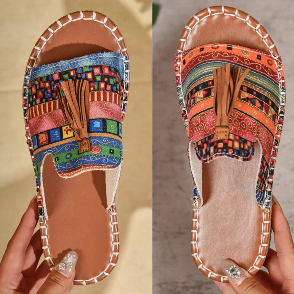 Kit com 2 Pares de Rasteirinhas Confortáveis – Coloridas